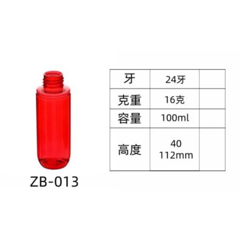 PET injection-molded bottle ZB-013